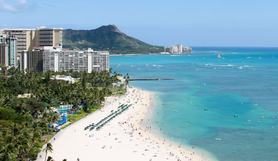 Diamond Head in Hawaii